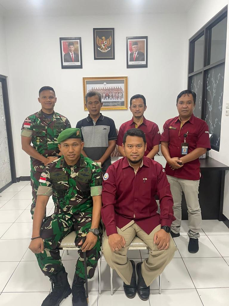 Pererat Silaturahmi dan Sinergitas di Tapal Batas, Dansatgas Yonif 511/DY Kunjungi Kantor BKIPM Merauke
