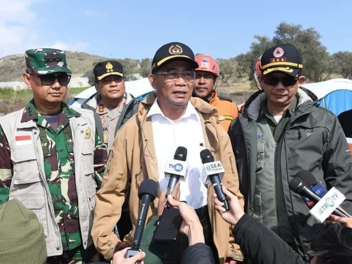 Delegasi RI Kunjungi Pusat Operasi INASAR di Antakya Turki