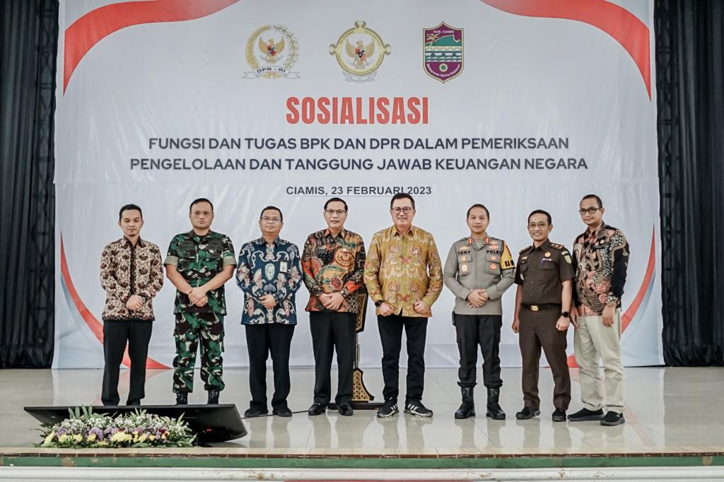 Sekda Ciamis: Buka Sosialisasi Fungsi Tugas BPK dan DPR Dalam Pemeriksaan Pengelolaan dan Tanggung Jawab Keuangan Negara