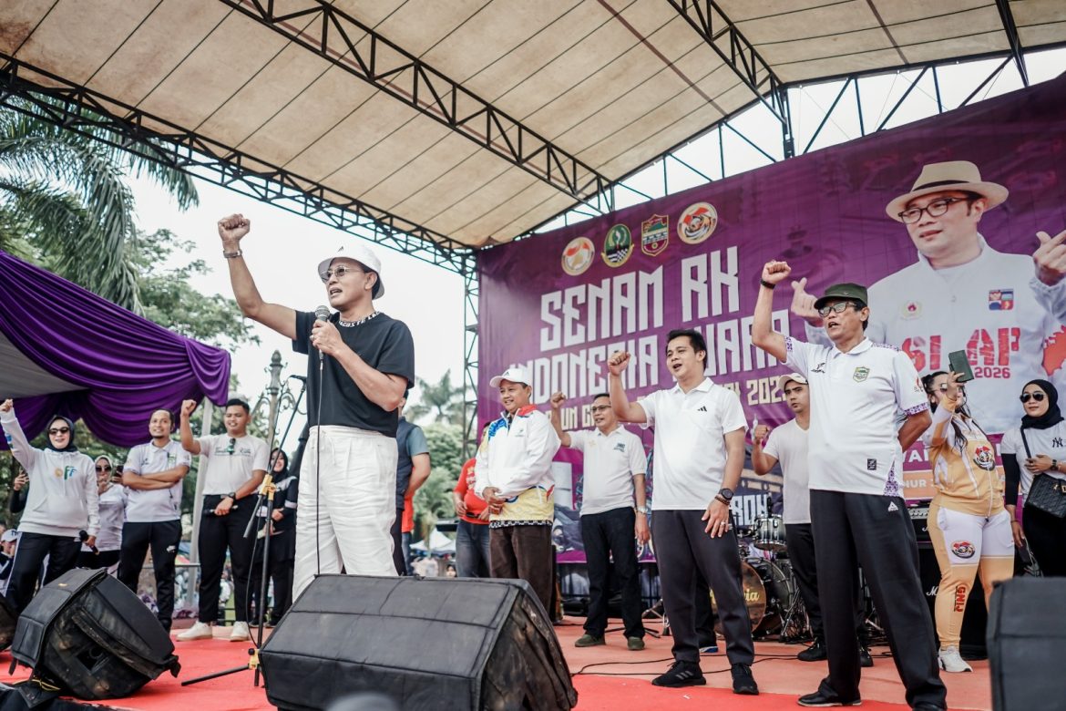 Ribuan Warga Masyarakat Ciamis Antusias Ikuti Senam RK Indonesia Juara