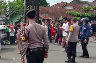 Kapolres Ciamis Cek Langsung TKP Laka Lantas di Simpang Tonjong