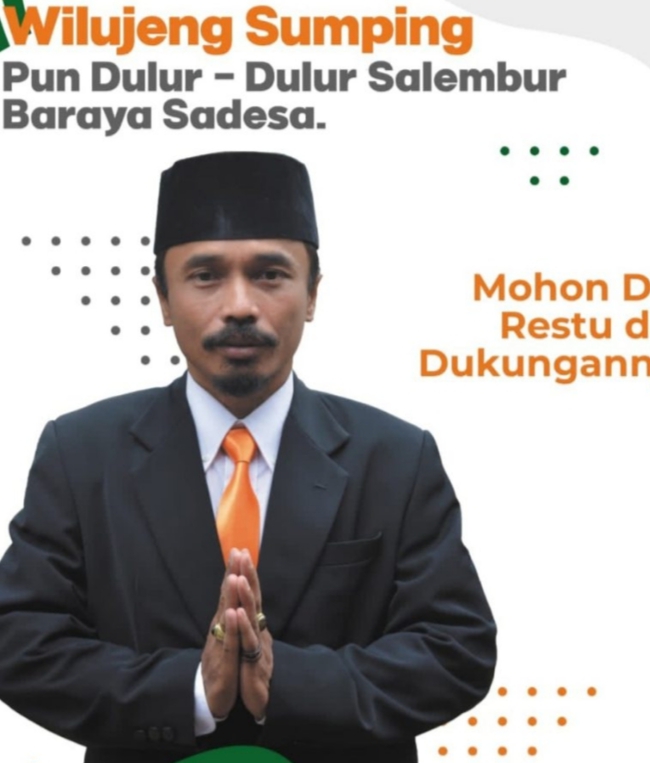 Cakades Kembang Kuning No 4 Hurip Widodo Siap Amanah Memangku Jabatan