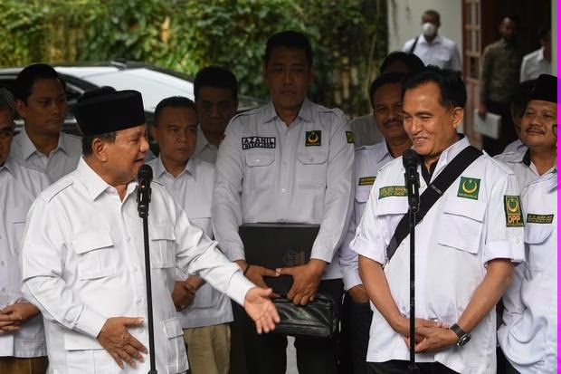 Ketua Umum Partai Gerindra Melakukan Pertemuan Dengan Petinggi Partai Politik