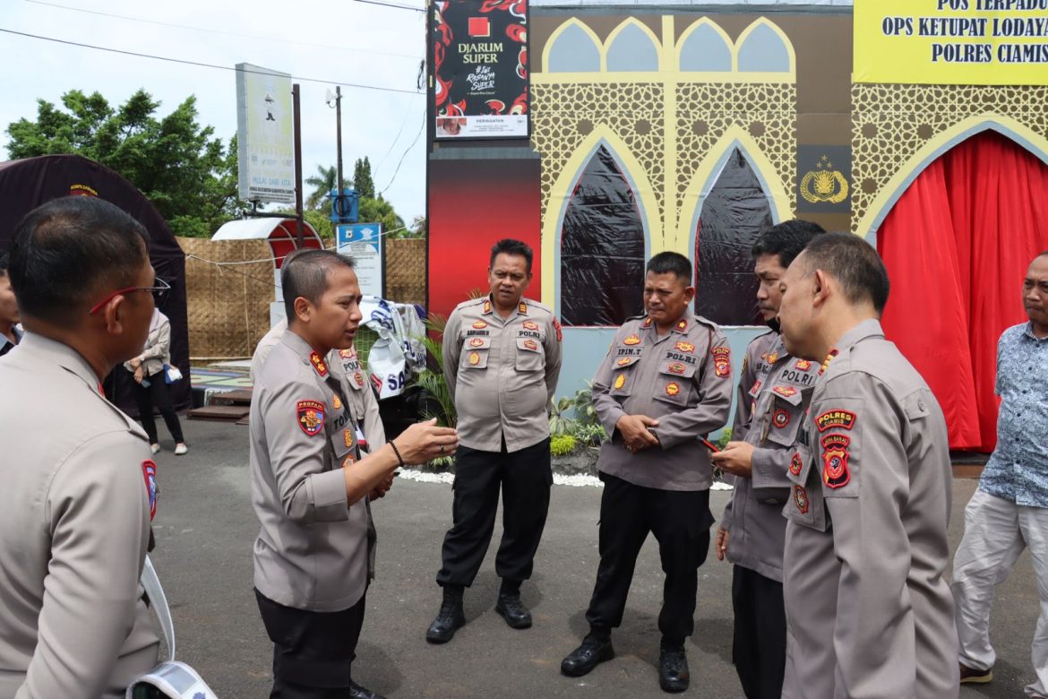 Cek Pos PAM, Kapolres Ciamis Terus Matangkan Kesiapan Ops Ketupat Lodaya 2023