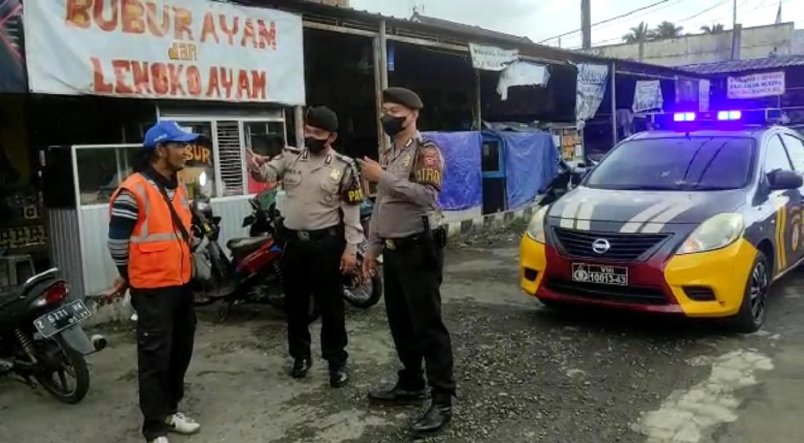 Jelang Idul Fitri 1444 H, Samapta Polres Ciamis Sampaikan Himbauan Kamtibmas ke Warga