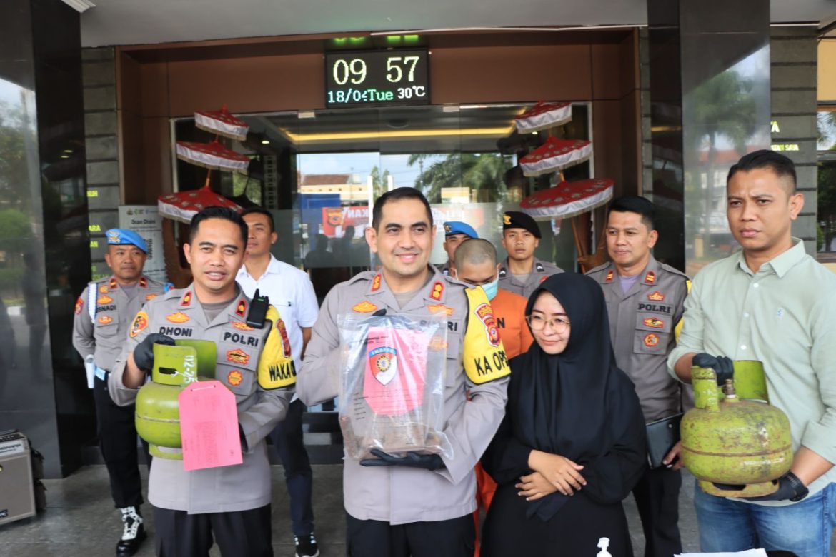 Polres Tasikmalaya Kota Ungkap Kasus Penyalahgunaan Tabung Gas LPG Subsidi