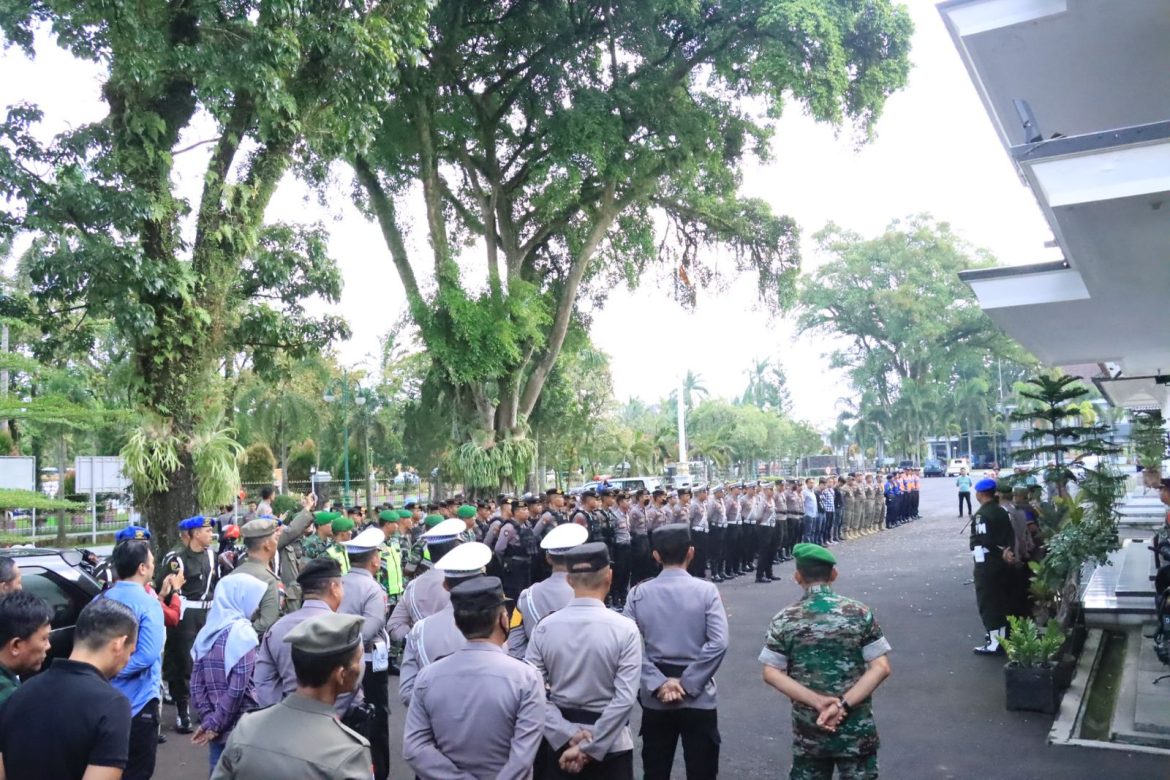Polres Ciamis Gelar Apel Persiapan PAM Malam Takbir Hari Raya Iduk Fitri 1444 Hijriyah