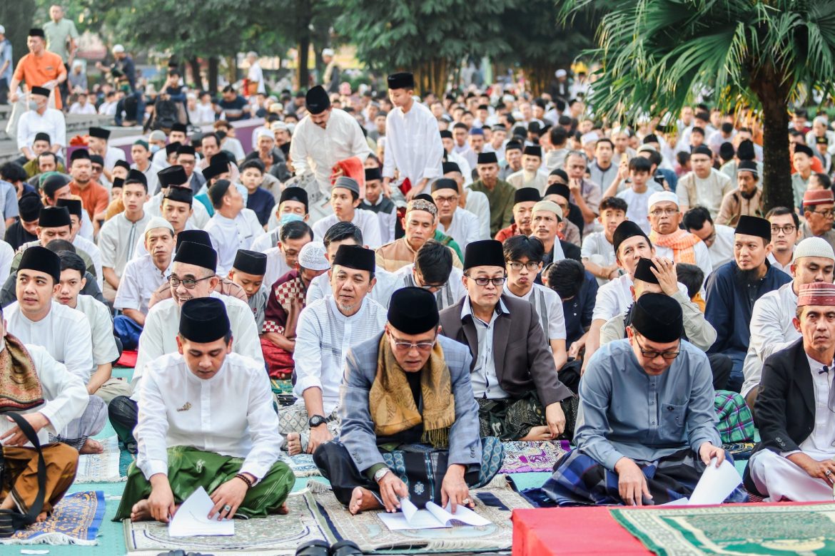 Shalat Idul Fitri 1.444 H, Bupati Ciamis Sampaikan Pentingnya Membangun Keshalehan Sosial dan Individual