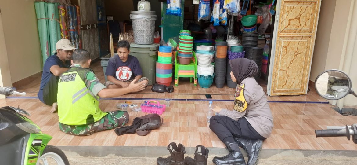 Minimalisir Gangguan Kamtibmas, Bhabinkamtibmas Polres Ciamis Intensifkan Patroli ke Warga di Momen Lebaran