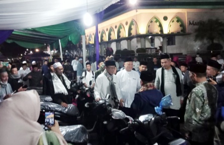 Momentum Peringatan Malam Nuzullul Qur’an: Bupati Ciamis Hibahkan 28 Unit Kendaran Roda 2 Bagi DMI dan 5993 Ton Beras Untuk KPM