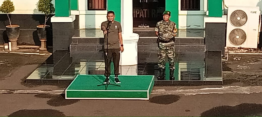 Kodim 0506/Tgr Gelar Halal Bi Halal dan Olahraga bersama