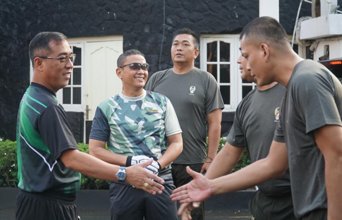 Danpomdam Jaya sambut kehadiran Wadan Puspomad yang tiba di Mapomdam Jaya