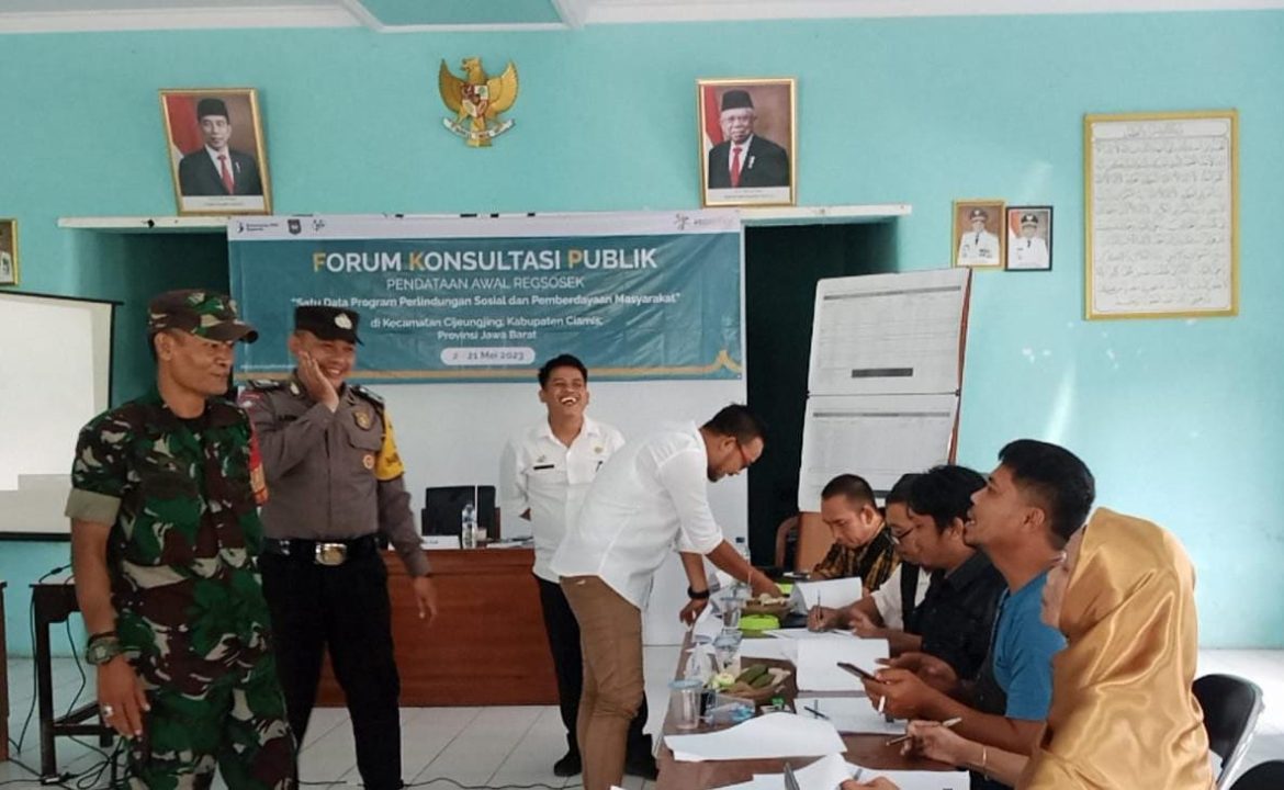 Ciptakan Kamtibmas yang Aman, Polsek Cijeungjing Monitoring FKP di Desa Dewasari