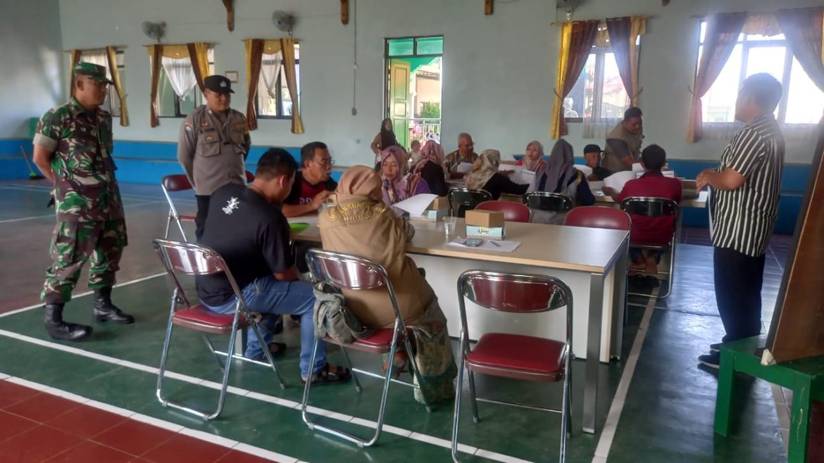Polsek Ciamis Bersama Koramil Ciamis Monitoring FKP di Desa Imbanagara Raya