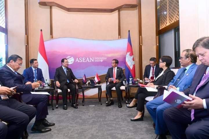 Presiden Jokowi dan PM Hun Sen Bahas Peningkatan Kerja Sama Ekonomi Indonesia-Kamboja