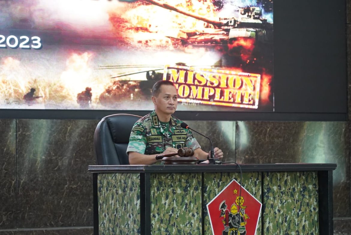 Latihan Posko I WIRAYUDHA Siswa Diklapa II TNI AD TA 2023 Resmi Ditutup