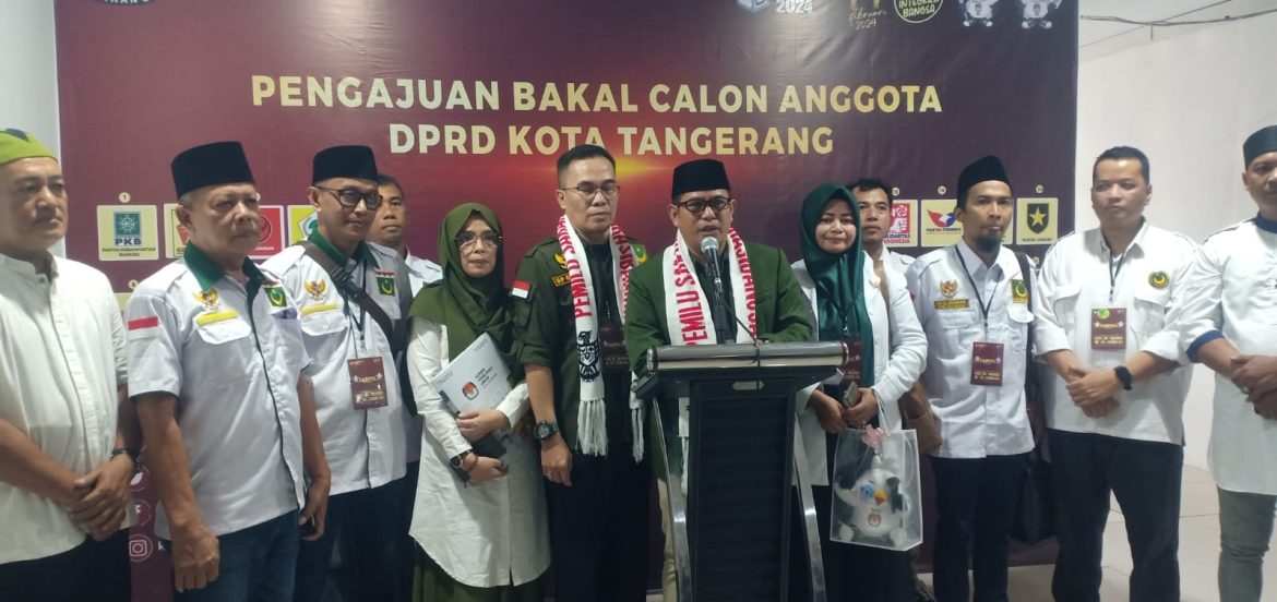 Pengajuan Bakal Calon Anggota dari PBB DPRD Kota Tangerang di Kantor KPU