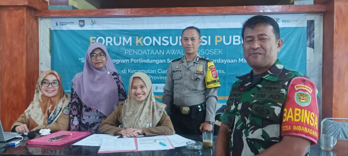 Beri Kenyamanan ke Warga, Polsek Ciamis Polres Ciamis Polda Jabar Monitoring Regsosek di Desa Imbanagara