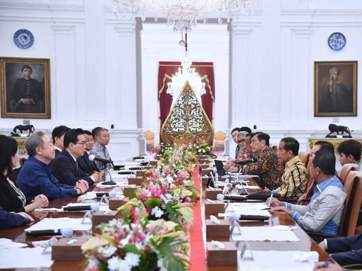 Terima Delegasi Korea Selatan, Presiden Bahas Peningkatan Kerja Sama Ekonomi