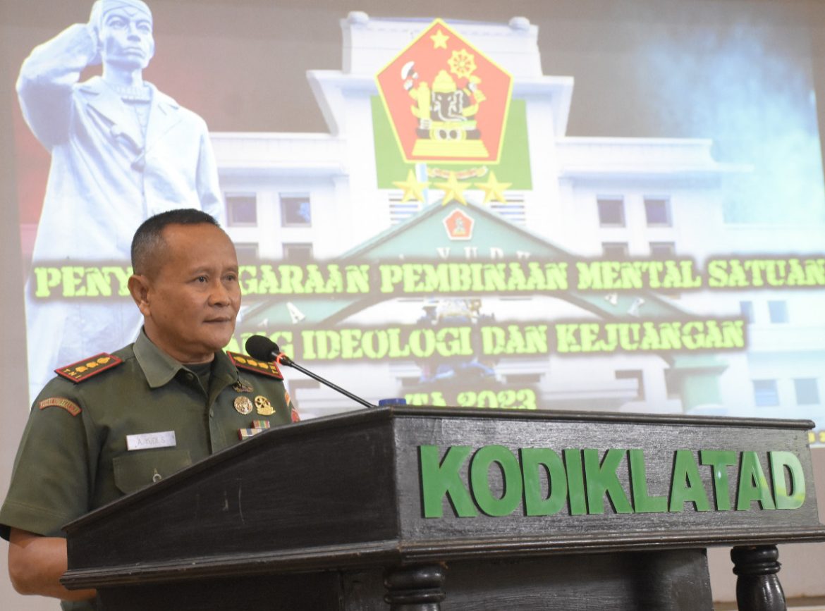 Pembinaan Mental Bidang Idiologi dan Kejuangan Kodiklatad TA 2023