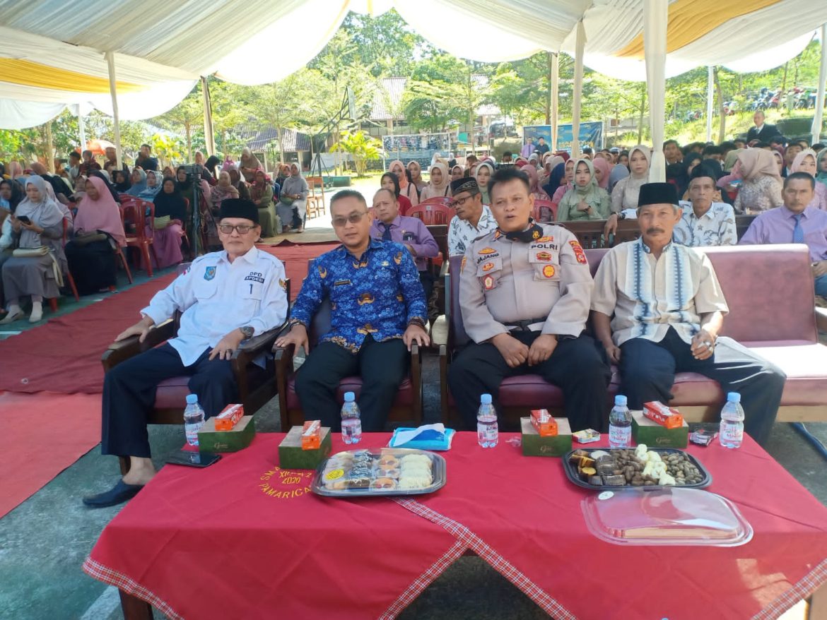 Polsek Pamarican Monitoring Kelulusan Siswa Kelas XII SMAN 1 Pamarican