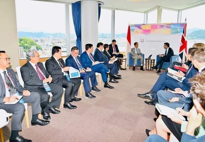 Presiden Jokowi Gelar Pertemuan Bilateral dengan PM Inggris