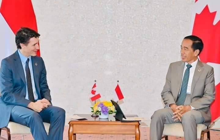Presiden Jokowi dan PM Trudeau Bahas Kerja Sama Ekonomi hingga Kondisi Myanmar
