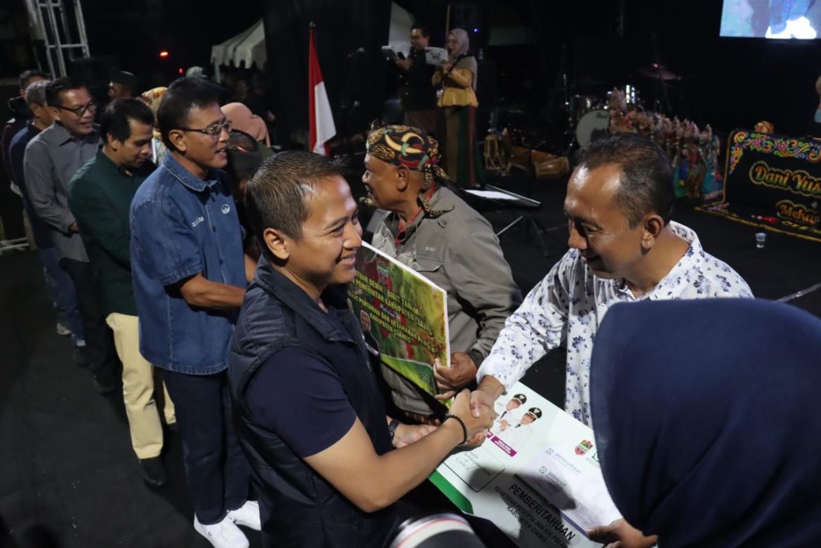 Kapolres Ciamis Hadiri Acara Ngarak Pataka di Eks Kewadanaan Rancah