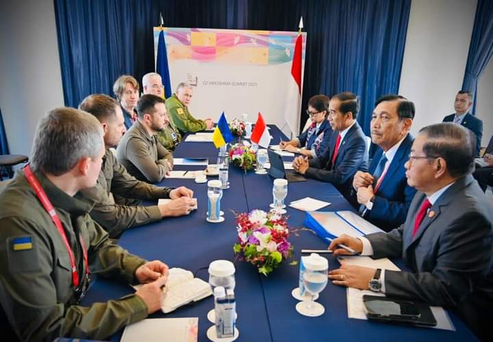 Bertemu Presiden Zelenskyy, Presiden Jokowi: Indonesia Terus Dukung Perdamaian di Ukraina