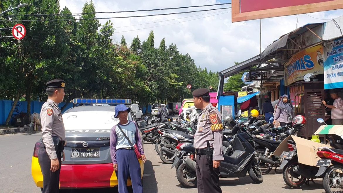 Tekan Aksi Kejahatan, Satuan Samapta Polres Ciamis Imbau Kamtibmas