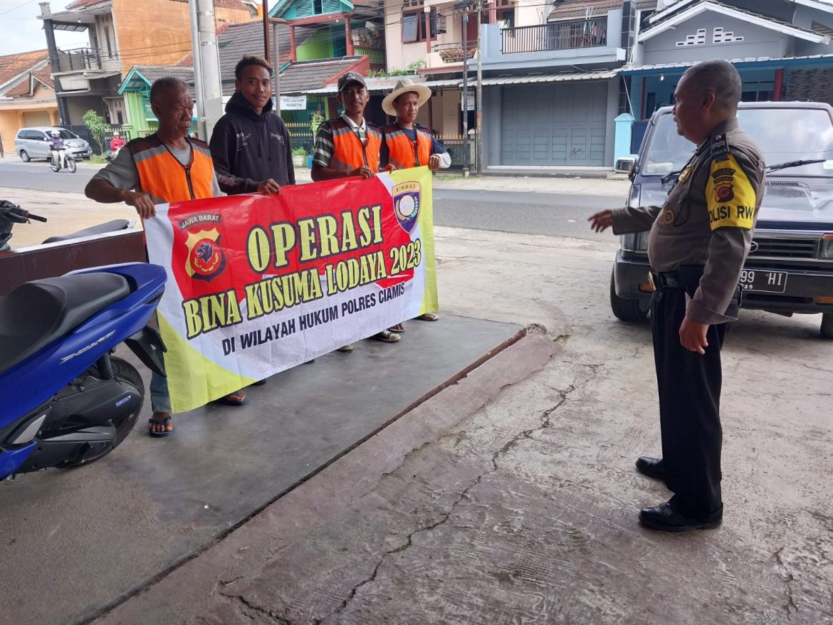 Sat Binmas Polsek Panumbangan Gelar Binluh Peredaran Miras dan Penyalahgunaan Narkoba