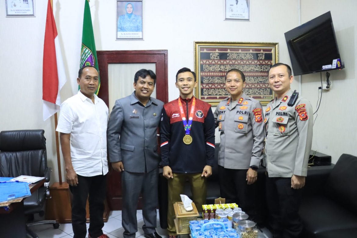 Kapolres Ciamis Silaturahmi Bersama Atlet Peraih Medali Emas Sea Games Asal Ciamis