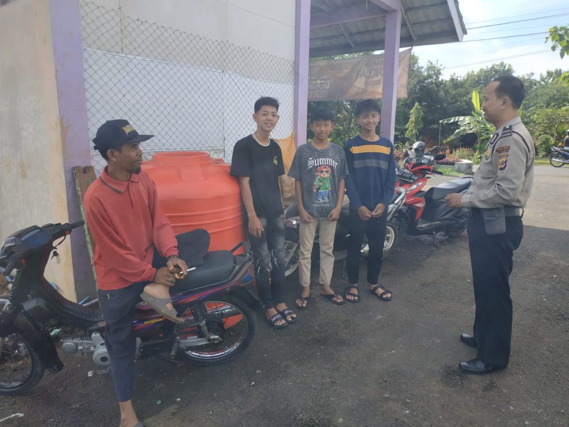 Sambang Kamtibmas, Polsek Cimaragas Ajak Warga Tingkatkan Kewaspadaan