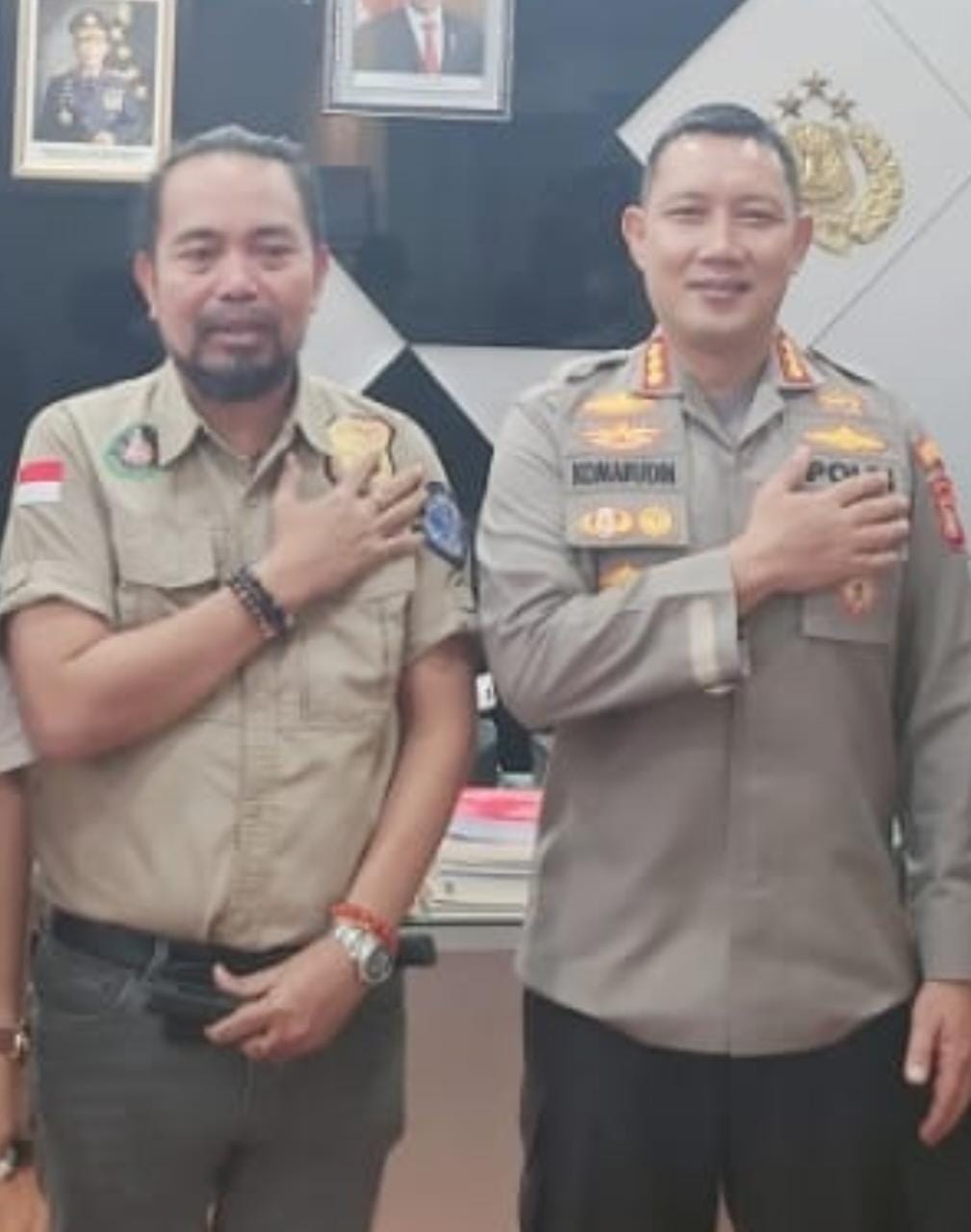 Ini Kata Kapolres Jakarta Pusat Untuk Saran Kepada Ketum Jurnalis 15 Ribu Se Indonesia