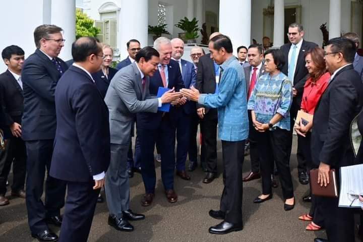 Presiden Jokowi Terima Kunjungan Delegasi US-ABC