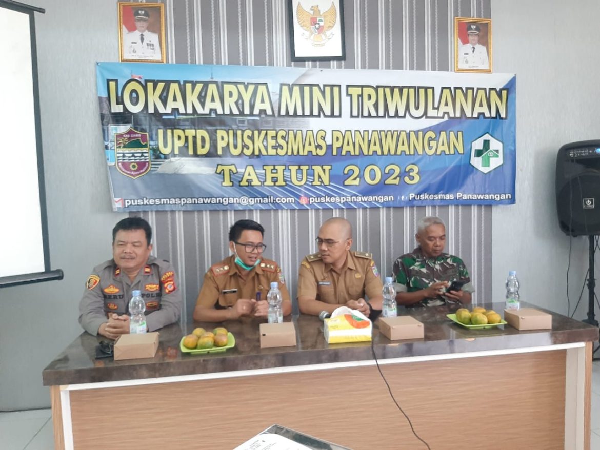 Tingkatkan Sinergitas, Polsek Panawangan giat Lokakarya mini di Puskesmas Panawangan