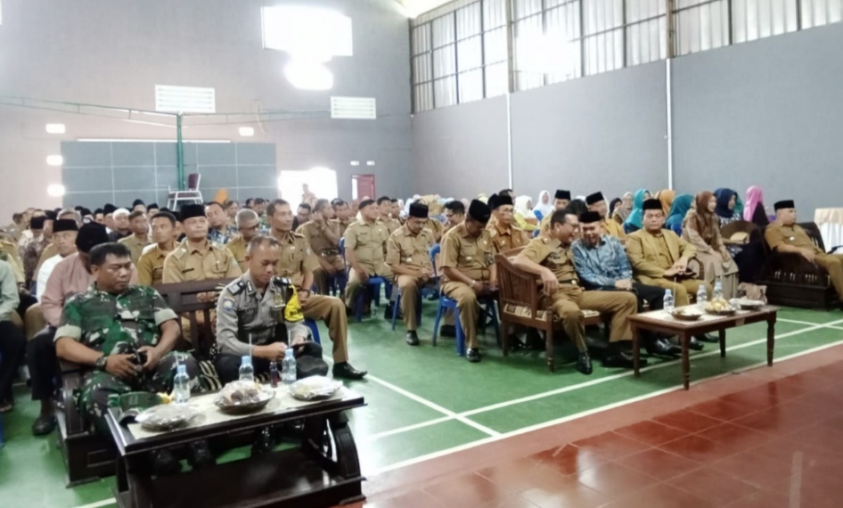 Sekda Ciamis Hadiri Acara Silaturrahmi Halal Bihalal Tingkat Kecamatan Sadananya