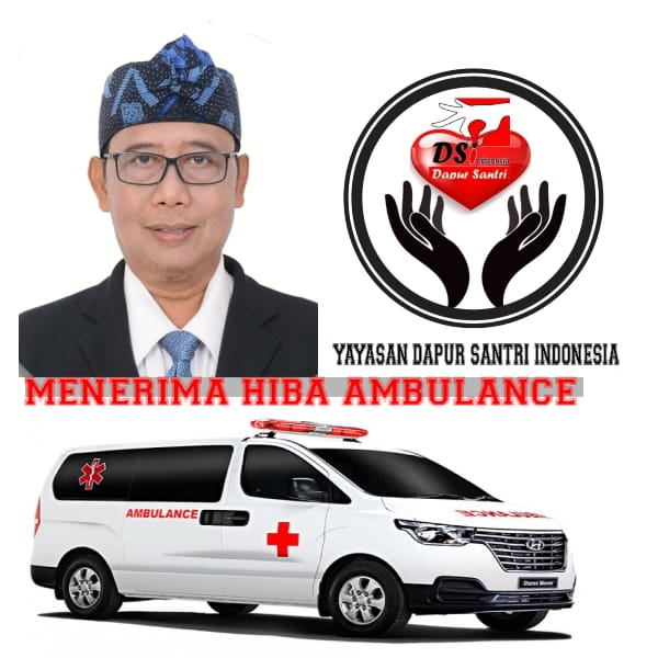 Yayasan Dapur Santri Indonesia Siap Menerima Hibah Mobil Ambulance