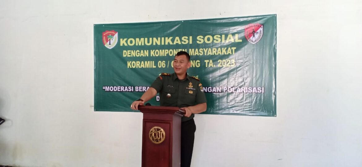 Komsos Danramil Cakung, Merajut Kebersamaan Dalam Moderasi Beragama