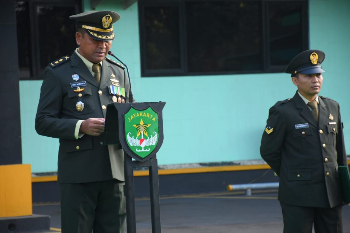 Kodim 0501/JP Gelar Upacara Peringatan Hari Lahir Pancasila