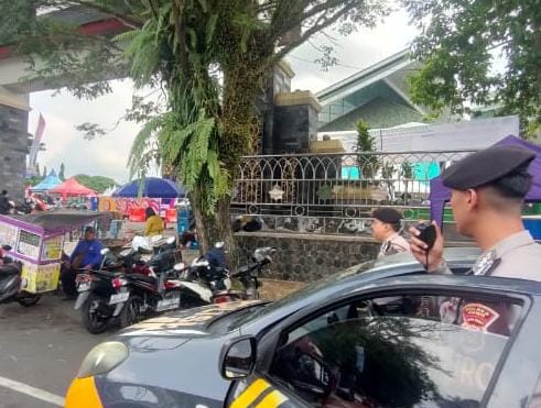 Tangkal Aksi Kriminalitas, Sat Samapta Polres Ciamis Gelar Giat Himbauan Kamtibmas