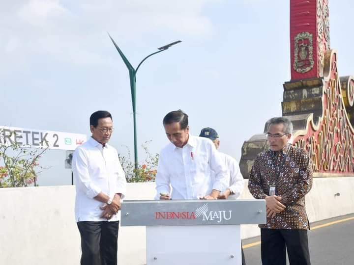 Presiden Jokowi Resmikan Jembatan Kretek 2 di Kabupaten Bantul