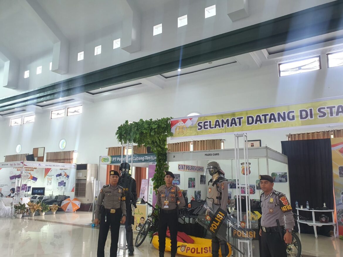 Sat Samapta Polres Ciamis Giat Pam Pameran Ciamis Creativ Festival Guna Antisipasi Aksi Kriminalitas