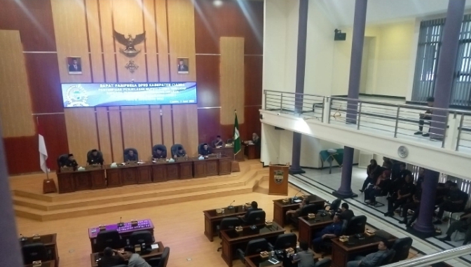 Fraksi Partai Gerinda Walkout Pada Rapat Paripurna DPRD Ciamis, Begini Penjelasannya