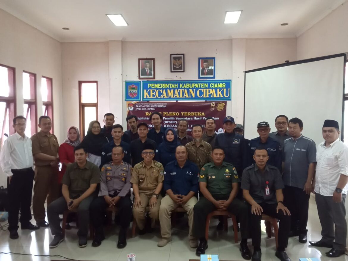 Beri Rasa Aman dan Nyaman, Polres Ciamis Hadiri Rapat Pleno DPSHPA Jelang Pemilu 2024