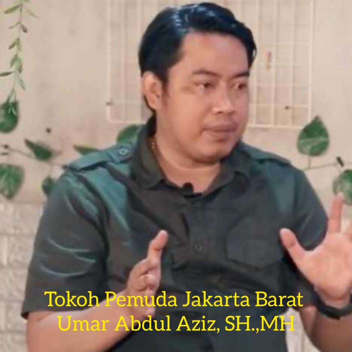 Umar Abdul Aziz: Walikota Jakbar Butuh Ahli Bidang Perekonomian dan Pembangunan