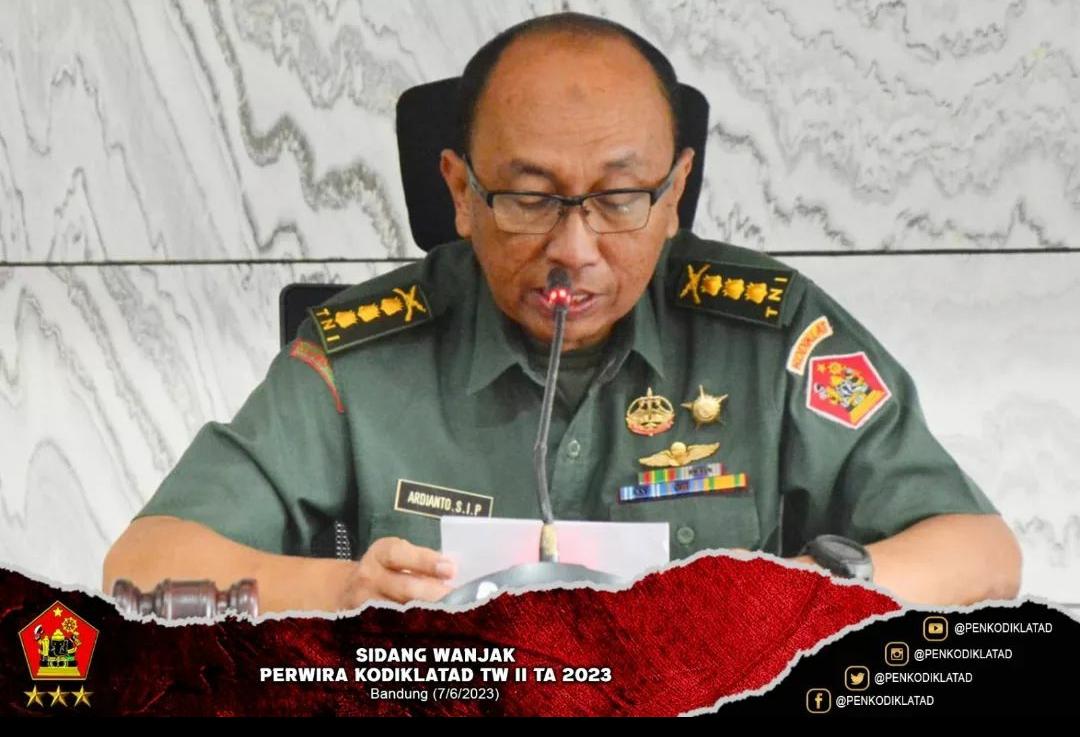 Sidang Wanjak Perwira Kodiklatad TW II TA 2023