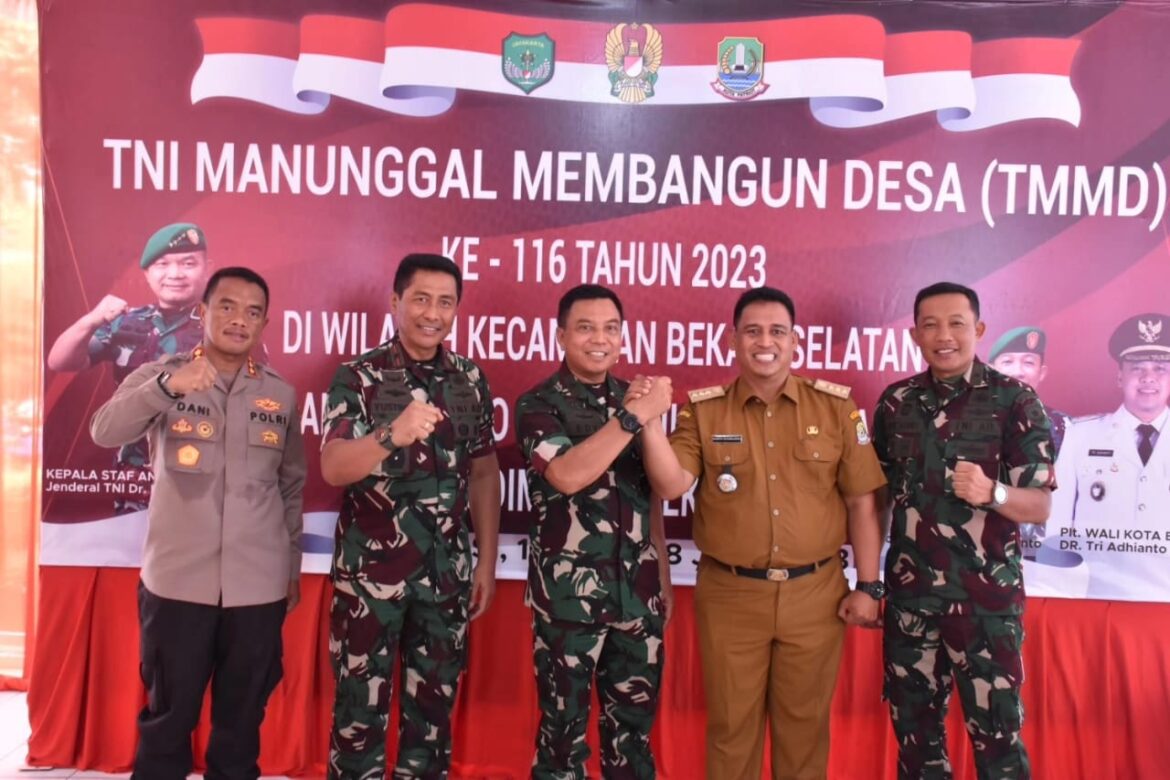 Kasdam Jaya Resmi Menutup Progam TMMD Ke 116 di Wilayah Kodam Jaya/Jayakarta