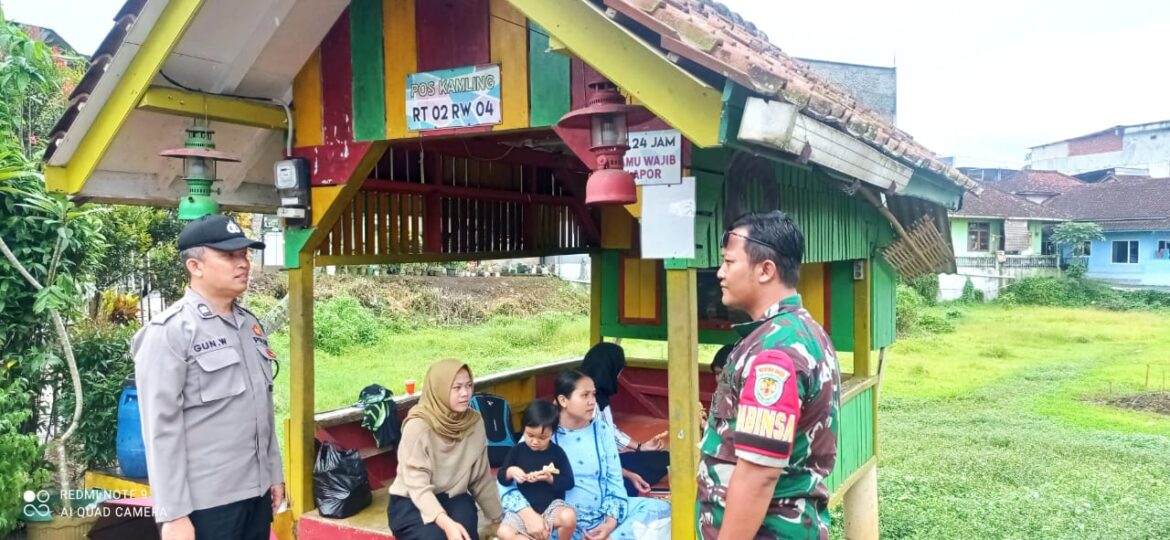 Polsek Panumbangan Beri Himbauan ke Warga di Desa Sindangherang Waspada Terhadap TPPO