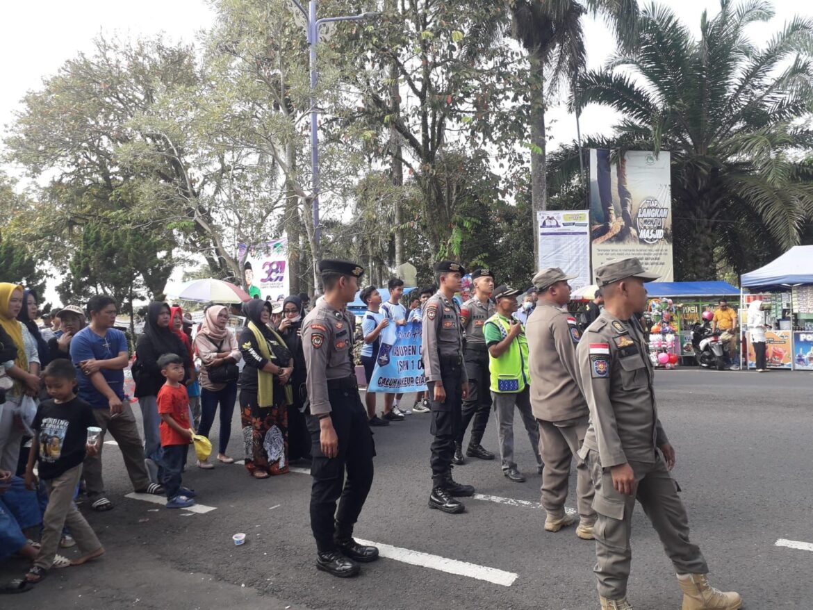 Polres Ciamis Siagakan Personel Amankan Kegiatan GEC di Kab. Ciamis